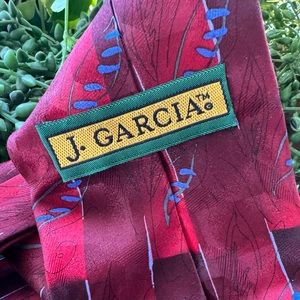 J. Garcia Men's tie - Lunch collection seventeen red Jerry Garcia tie
